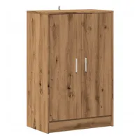 VidaXL Schuhschrank Artisan-Eiche 60x35x92 cm Holzwerkstoff