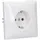 Busch-Jaeger Schuko-Steckdose Unterputz alpinweiß 1 St.