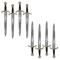 Boland - Ritterschwert Set, Schwert 61 cm, für Erwachsene und Kinder, Ritterkostüm Zubehör, Karneval, Fasching, Rollenspiele und Mottoparty
