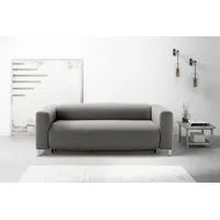 Places of Style Schlafsofa »Quarto für Dauerschläfer geeignet durch hochwertigen Faltbeschlag«, 3 Breiten und 3 Matratzenausführungen, belastbar zwischen 200-.270kg grau