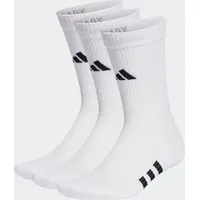 Adidas Performance Cushioned Crew Socken 3 Paar White / White / White 37-39