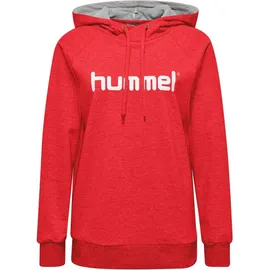 hummel GO Baumwoll Logo Hoodie Damen true red XXL