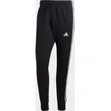 Adidas Essentials French Terry Tapered Cuff 3-Streifen Hose Black / White 4XL