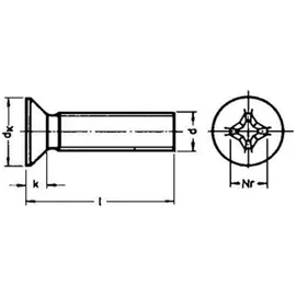einkaufsbüro deutscher eisenhändler gmbh DIN 965 4.8 -H galZn M6x100 KP