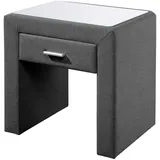 MAINTAL Nachttisch MAINTAL "Felsental", grau (anthrazit), B:50cm H:50cm T:40cm, Tische, Nachttisch, Nachtkonsole mit 1 Schubkasten