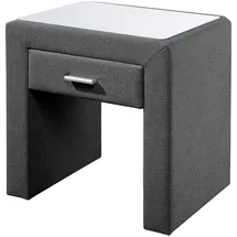 MAINTAL Nachttisch MAINTAL "Felsental", grau (anthrazit), B:50cm H:50cm T:40cm, Tische, Nachttisch, Nachtkonsole mit 1 Schubkasten