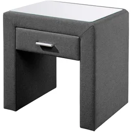 MAINTAL Nachttisch MAINTAL "Felsental", grau (anthrazit), B:50cm H:50cm T:40cm, Tische, Nachttisch, Nachtkonsole mit 1 Schubkasten