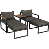 Merxx Lindos Lounge Set 11-tlg. grau