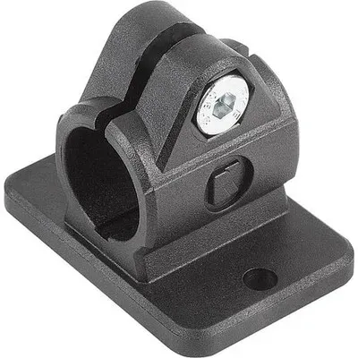 ROHRVERBINDER MIT FLANSCH M=80 G=50 L=62,5 THERMOPLAST, FÜR RUNDROHRE, KOMP:STAHL, A=30