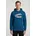 bedruckt Blau L