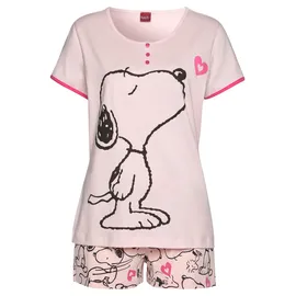 Peanuts Shorty Pyjama-Shorts Rosa 36/38
