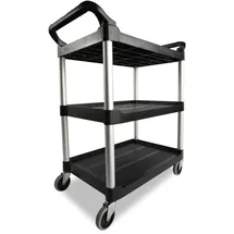 Rubbermaid Mehrzweckwagen Schwarz