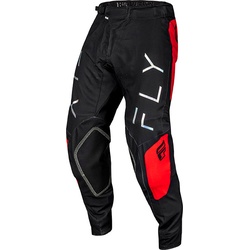 Fly Racing Evolution, Textilhose - Schwarz/Rot - 30