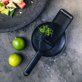 Microplane Küchenreibe Fein schwarz