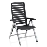 Kettler Wave Multipositionssessel 61 x 71 x 108 cm silber/anthrazit