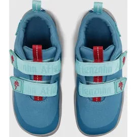 Affenzahn Barfußschuh Lucky Hai Hellblau / Rot 28