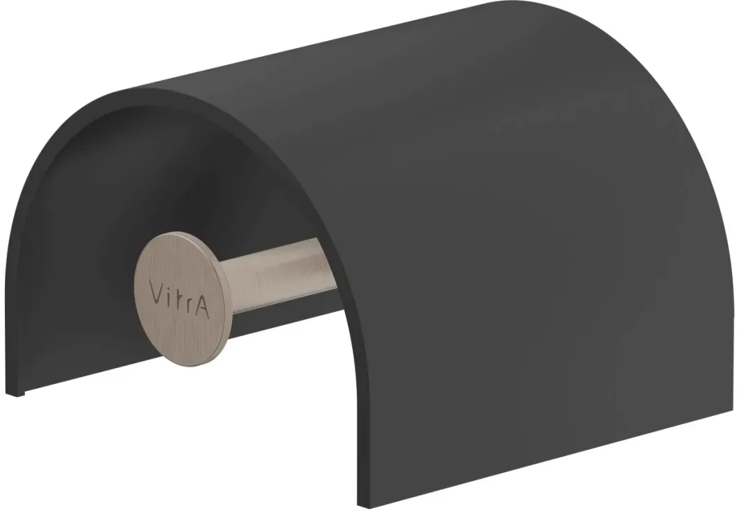 VitrA Origin Papierrollenhalter mit Abdeckung Wandmontage Breite 162 mm Nickel gebürstet,A4488834 A4488834
