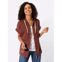 Casual Looks WITT WEIDEN Sweatjacke in dunkelblau | Gr.: 50, 50% Baumwolle, 50% Polyester, unifarben, Shirts Shirtjacke