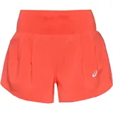 Asics Road Funktionsshorts Damen in coral reef, Größe M rot