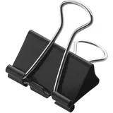 Westcott Foldbackklammern 4,1 cm Schwarz 12 St.