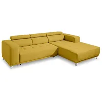 SOMETA Ecksofa Cancun Stoff Gelb