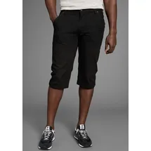 Arizona Bermudas "Tom", Herren, Gr. 62, N-Gr, schwarz (schwarz schwarz), Denim/Jeans, Obermaterial: 100% Baumwolle, overdyed, Basic, normal kniebedeckend, Hosen Bermudas, Topseller