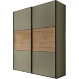 STAUD Schwebetürenschrank Includo 167 x 222 x 68 cm Grün