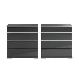 Musterring Nachtkommode 2er-Set Imola W ¦ weiß ¦ Maße (cm): B: H: 82 T: 42.0