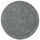 Erwin Müller Badematte Badteppich "Stuttgart", Höhe 15 mm, rund, Uni grau rund | 90 cm x 90 cm x 15 mm