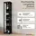 K-Möbel Glasvitrine C1014 176 x 37 x 33 cm Schwarz
