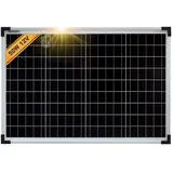 enjoy solar® Monokristallines Solar panel deal für Wohnmobil, Gartenhäuse, Boot (Mono 50W)