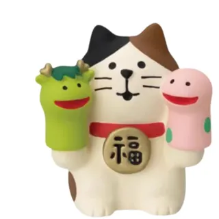 Maneki Neko Winkekatze, Chinesische Dekoration Katze, Chinesische Glückskatzen, Neujahrskatzenfigur, Lebendiges Und Niedliches Glückskatze Mit Winkenden