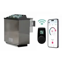 Karibu Bio-Kombiofen 9 kW + Huum WLAN Steuergerät