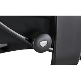 Stressless Relaxsessel Leder 88 x 103 x 78 cm Schwarz mit Hocker