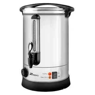 TRESKO Einkochautomat 1385-019, 2500 Watt, silber, Glühweinkocher, mit Zapfhahn, Edelstahl, 30 Liter