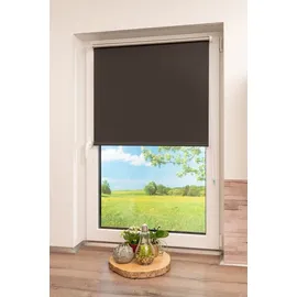 K-HOME Seitenzugrollo Thermo Klemmfix-Rollo, K-HOME, verdunkelnd, ohne Bohren, Klemmfix, 1 Stück schwarz 80 cm x 250 cm