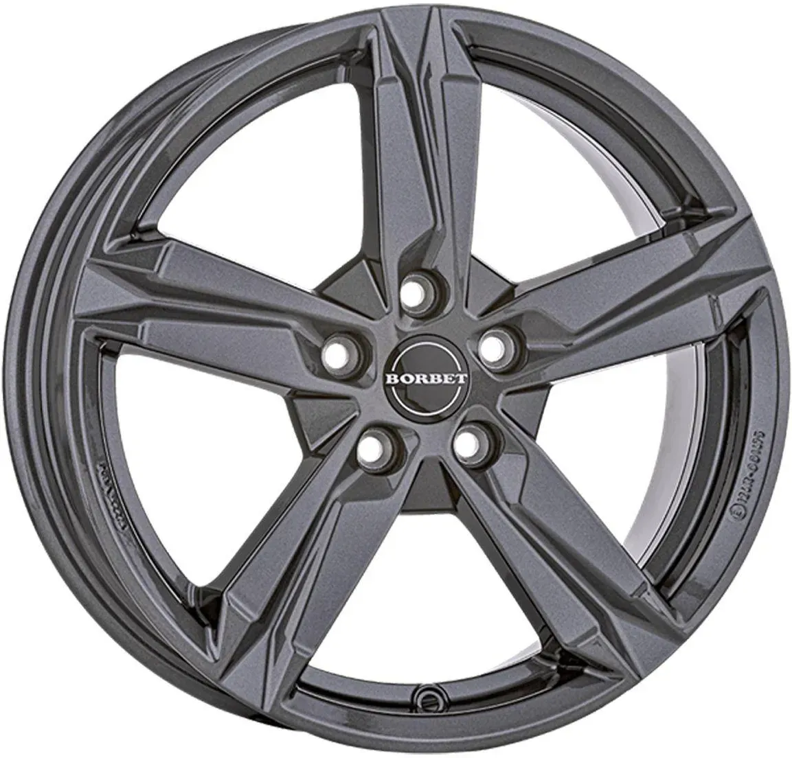 BORBET DESIGN T10 mistral anthracite glossy 8.0Jx18 5x112 ET40