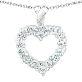 vira jewels Kette mit Anhänger 925 Sterling Silber rhodiniert weiß