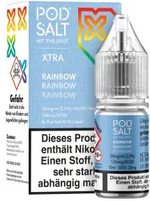 Rainbow NicSalt Liquid by Pod Salt Xtra 10ml / 20mg