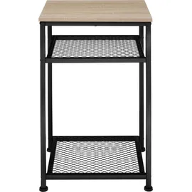 Tectake York Braun Eiche 45,5 x 36 x 75,5 cm