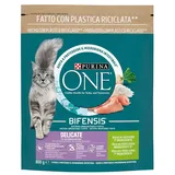 Purina One Bifensis Delicate Kroketten Katzen Truthahn 800g