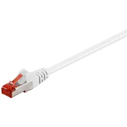 Goobay 5m CAT 6 Patchkabel, S/FTP (PiMF), Weiß