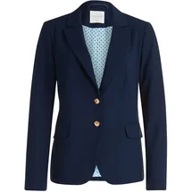 Betty & Co Klassischer Blazer mit Taschen in Dunkelblau | 40