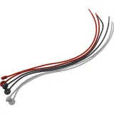 Westmark Koch- und Bratschnüre-Set Silikon 40,5 cm 6-tlg. bunt|grau|rot