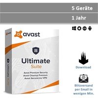 Avast Ultimate Suite 2024, 5 Geräte - 1 Jahr, Download