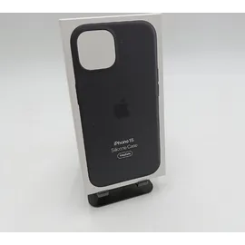 Apple iPhone 15 Silikon Case mit MagSafe schwarz