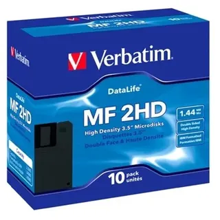 10er-Pack Disketten MF2HD VERBATIM (Formatiert)