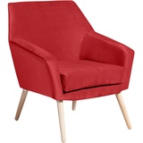 Max Winzer Sessel Alegro Samtvelour rot