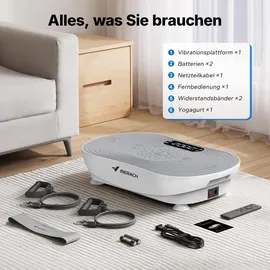 Merach Vibrationsplatte Weiß