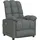 vidaXL Massagesessel Dunkelgrau Polyester 99 x 102 x 99 cm Grau mit Fernbedienung